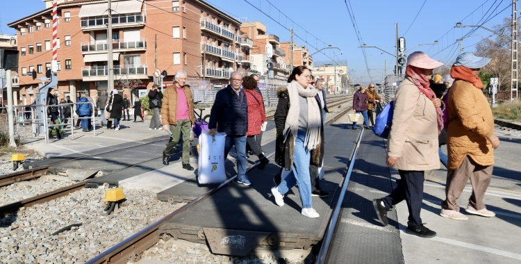 Es demana prudència als usuaris mentre durin les obres del soterrament | Albert Segura