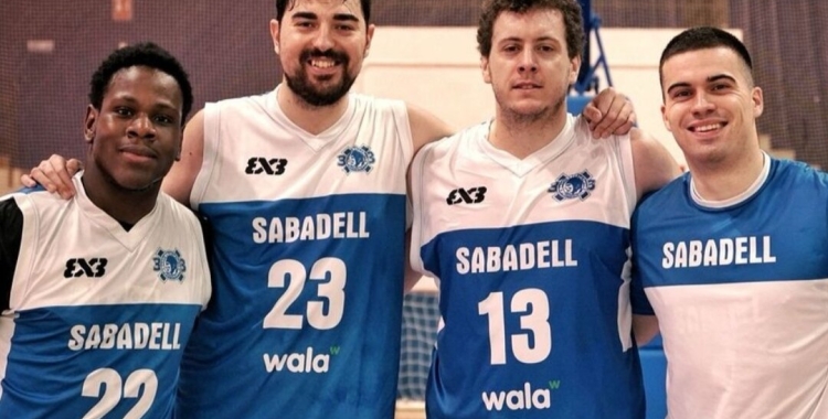 Integrants de l'equip 3x3 del Natació Sabadell | CNS