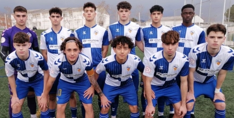 Onze inicial del Juvenil 'A' del Centre d'Esports Sabadell | futbaseces