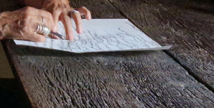 El Cub Blanc : Montserrat Senserrich exposarà 'La taula' a Belles Arts 