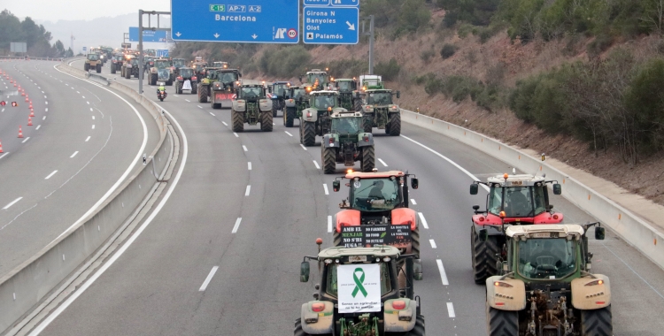 El sector primari està de mobilitzacions a Catalunya | ACN