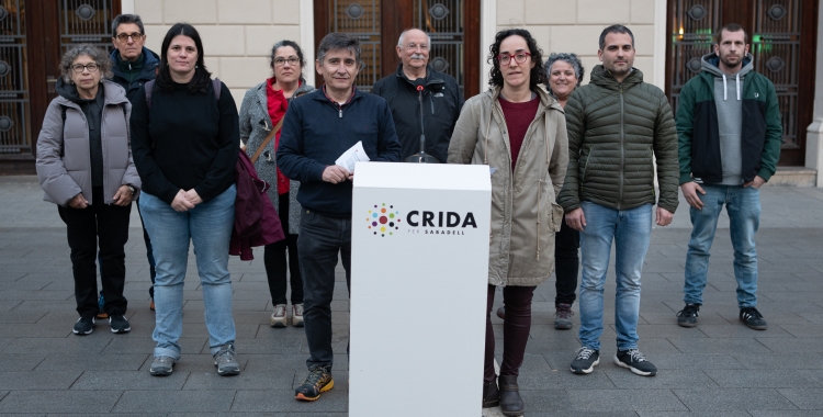 Roda de premsa de la Crida on s'ha anunciat la presentació de la demanda | Roger Benet