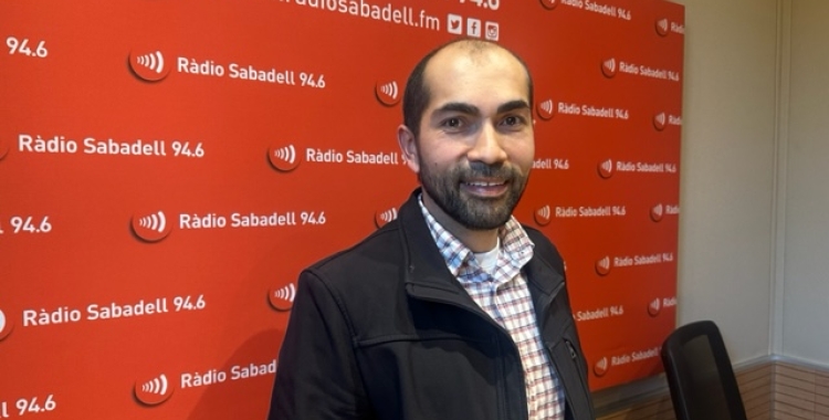 Juan Pablo Trukillo, als estudis de Ràdio Sabadell
