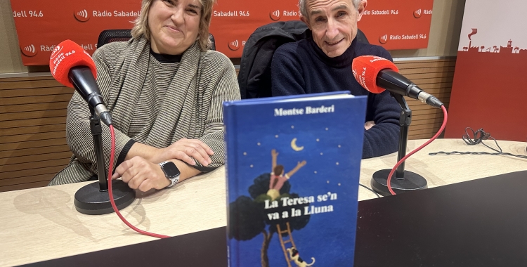  Montse Barderi i Ramiro Fernàndez a l'estudi 1 de Ràdio Sabadell 