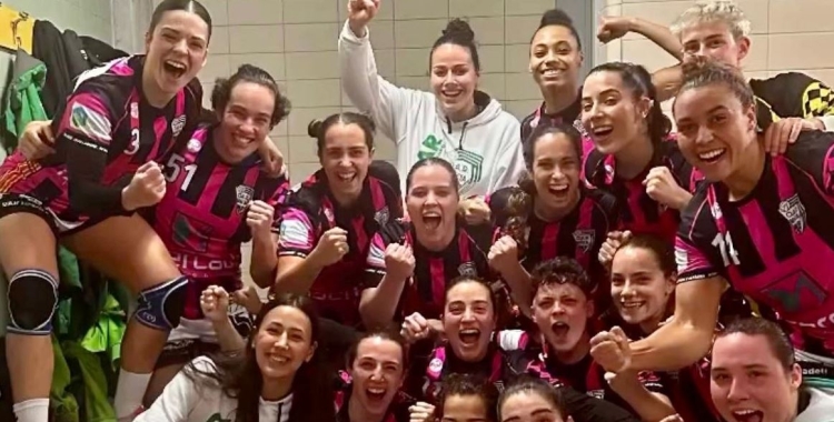 Eufòria al vestuari de l'OAR femení després de la victòria contra el Mataró | Instagram