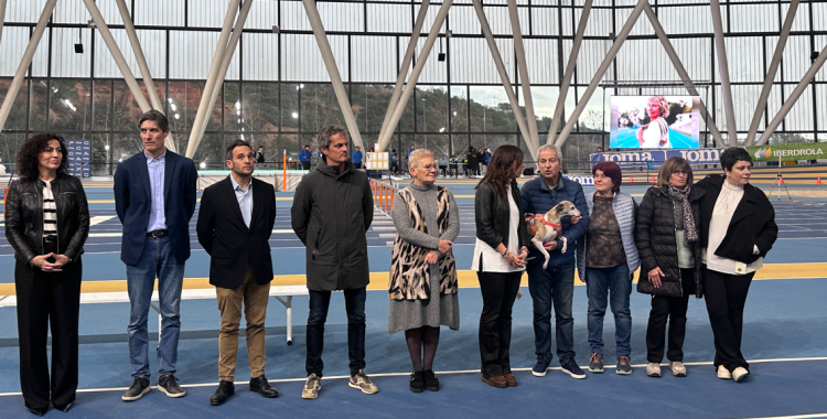 Acte oficial per inaugurar el nom de Pista Coberta de Catalunya Carme Valero | Sergi Park