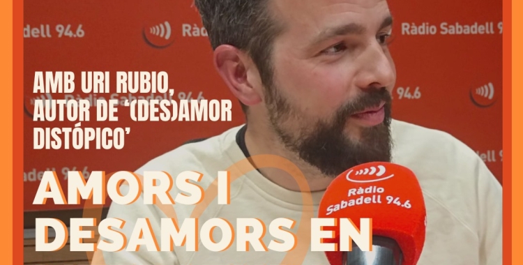 Uri Rubio, als estudis de Ràdio Sabadell
