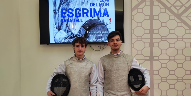 Àlex Uria i Hèctor Romero, nous sel·leccionats pel campionat d'esgrima | Sergi Park