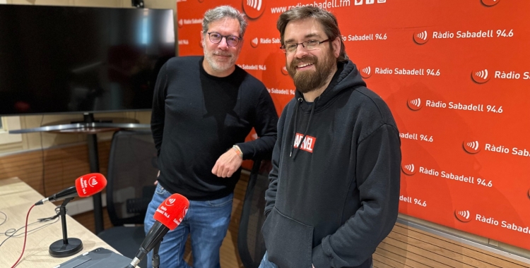 Miquel Gratacós i l'Iván Mardones a l'Estudi 1 