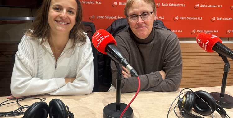 Rosa Rosell (dreta) i Beatriz Pallarés