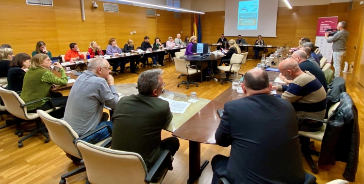 Els alcaldes, reunits al Consell d'Alcaldies d'aquest migdia | Consell Comarcal del Vallès Occidental