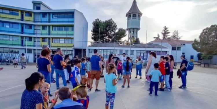 Pati de l'escola Samuntada, durant una activitat | AFA Escola Samuntada