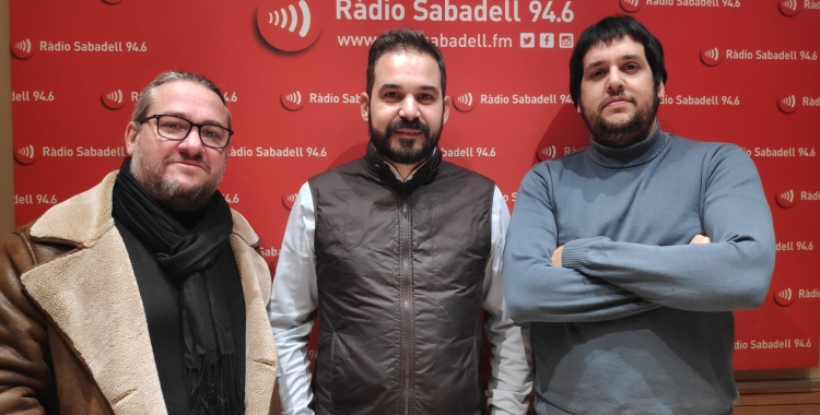 Membres de Los Watts 6.0 a Ràdio Sabadell | Pau Duran