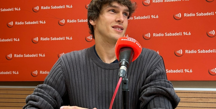 Pau Resta avui als estudis de Ràdio Sabadell | Pau Vituri