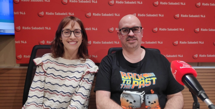 Anna Selva i Abel Garró, a Ràdio Sabadell