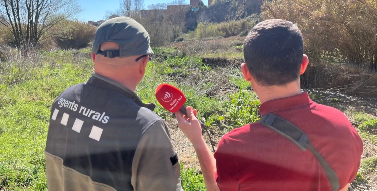 Joan Bernils al riu Ripoll