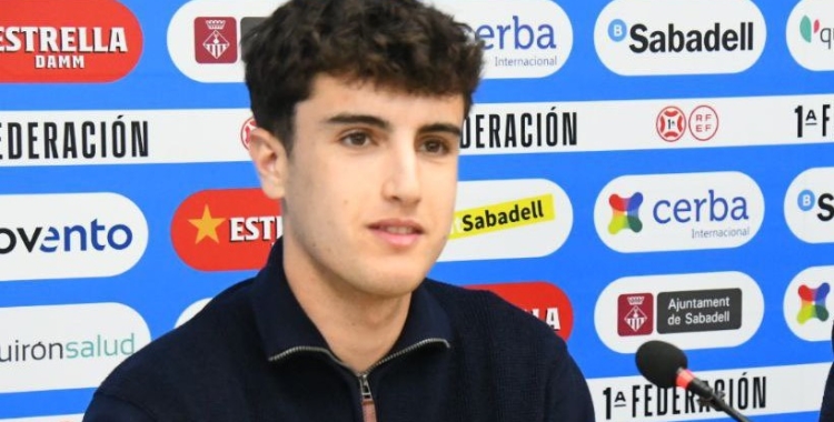 Pau Fernández avui en roda de premsa | CES