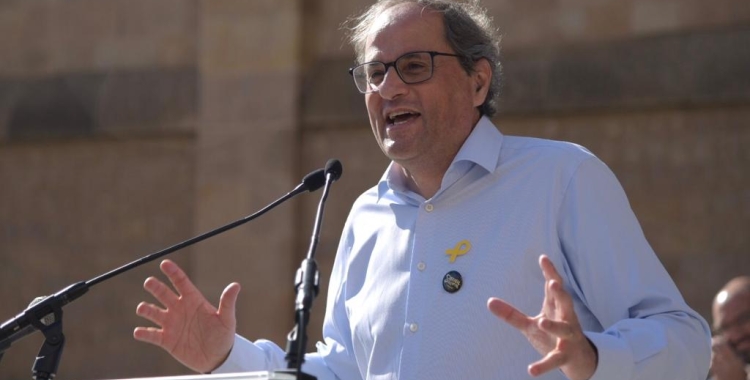Quim Torra a la commemoració del centenari de la Colla de Sabadell