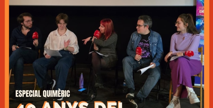 L'equip del Quimèric, a l'Imperial