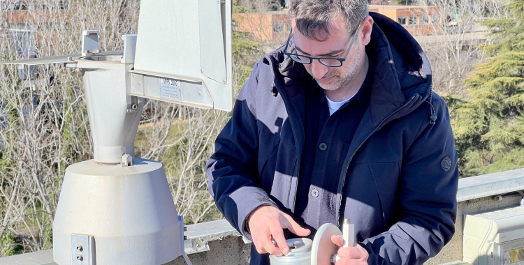 Un dels medidors de pol·len de la XAC a la UAB | ACN