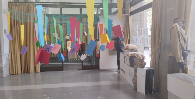 L'entrada de l'exposició al Casal Pere Quart que es podrà veure fins el 22 d'abril | Cedida