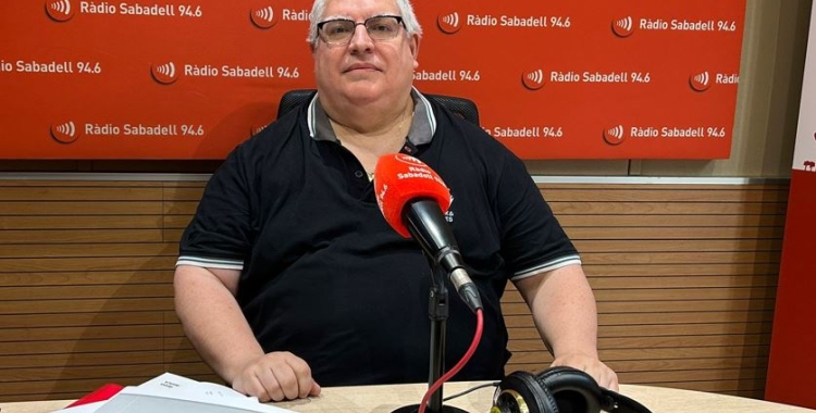 Miquel Àngel Vicente aquest matí a Ràdio Sabadell | Berta Torres