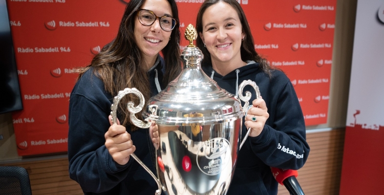 Irene González i Sofia Giustini a Ràdio Sabadell | Roger Benet