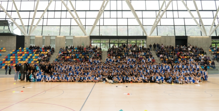 Fotografia de família del CASB a la Pista Coberta | Cedida