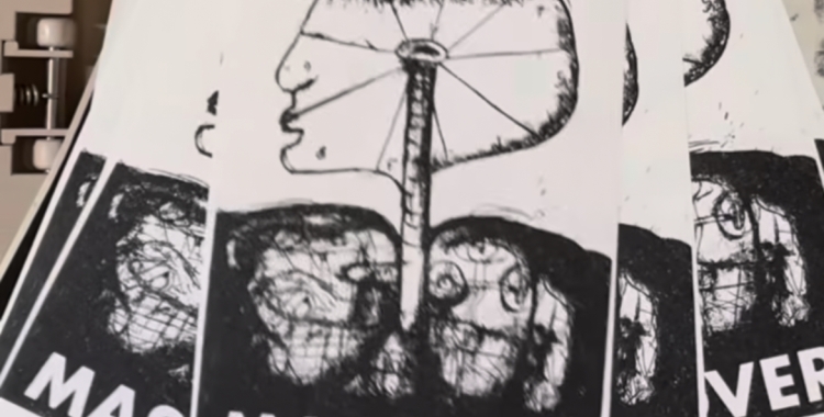 El cartell de l'exposició d'Oriol Enguany | Cedida