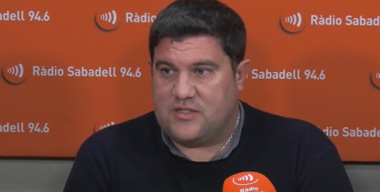 Alberto Pobre, als estudis de Ràdio Sabadell | RS