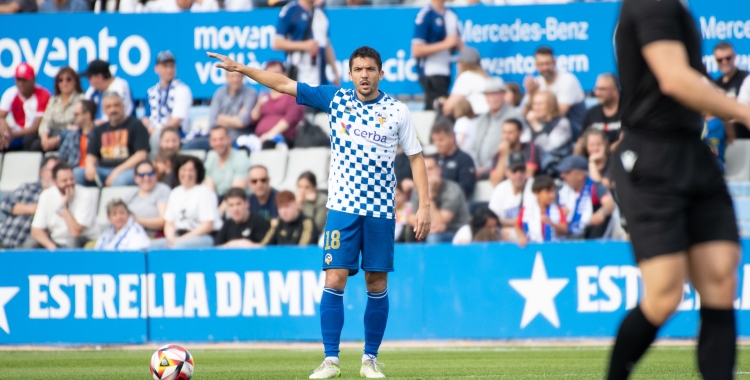 Salvador en un partit a la Nova Creu Alta | Roger Benet