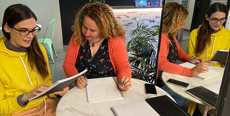 Eva i Bea Nando Caballero Laura Sabaté Marina Schiaffino