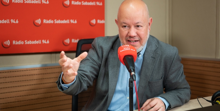 Joan Garcia aquest matí a l'entrevista de campanya a Ràdio Sabadell | Roger Benet