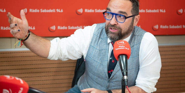 Juli Fernàndez en una entrevista a Ràdio Sabadell | Roger Benet