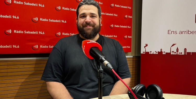 El director de Pinocchio, Llorenç Costa, avui a Ràdio Sabadell | Mireia Sans