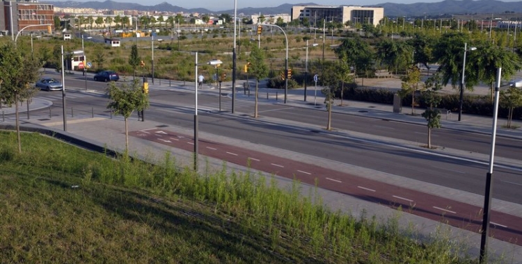 Vista de la ronda Jean Monnet de Can Gambús