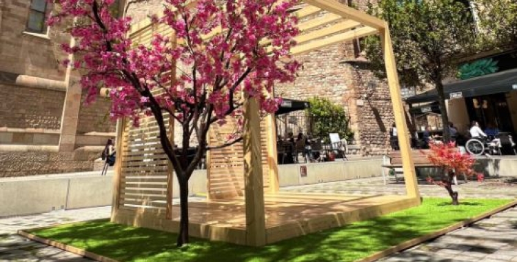 La pèrgola del Sakura Ciutat al Racó del Campanar | Lluís Matas