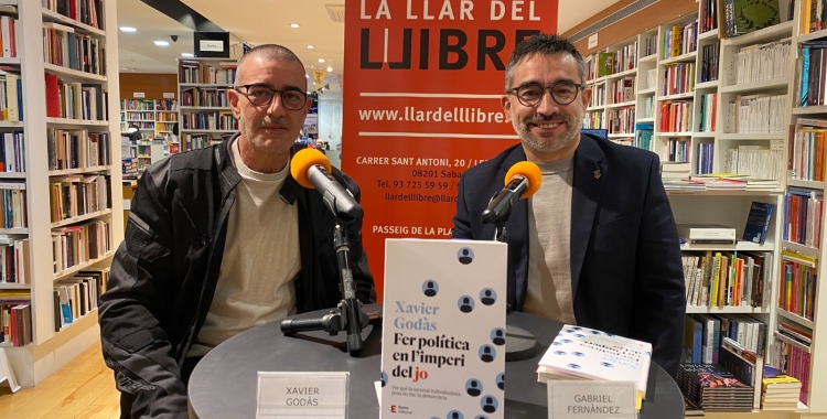 Godàs i Fernàndez, a la presentació de la Llar del Llibre | Júlia Ramon