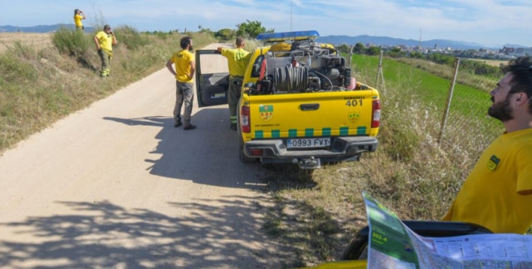 Un grup de membres de l'ADF treballant a Sabadell | Roger Benet