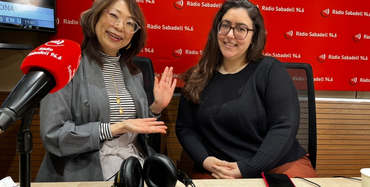 Yayoi Kagoshima i Llum Colomer avui a Ràdio Sabadell | Mireia Sans