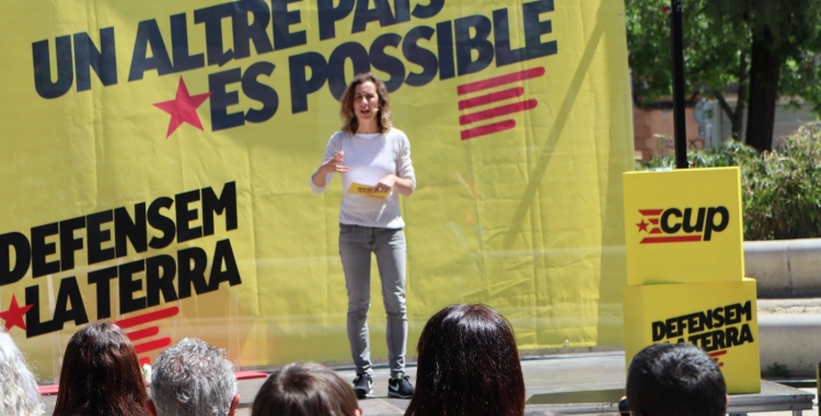 La CUP celebra l'acte central de campanya a Sabadell 