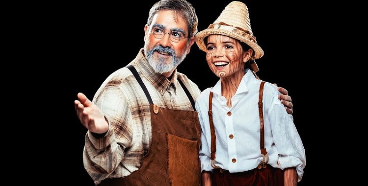 Dos dels protagonistes del muntatge en una foto promocional | Sergi Panizo / Joventut de la Faràndula