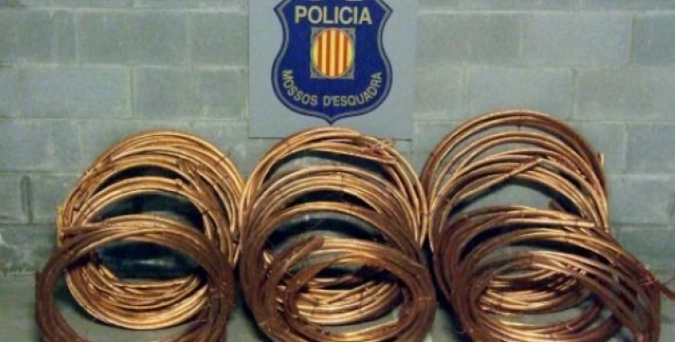 Una imatge del coure decomissat pels Mossos en una operació |ACN