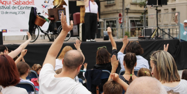 El públic en una de les activitats del Vet Aquí Sabadell | Cedida