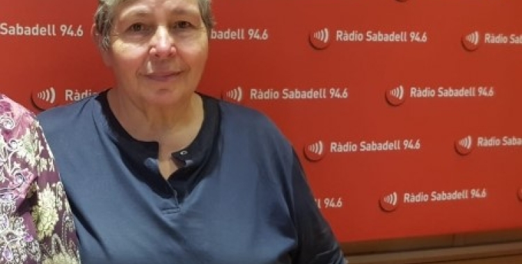 Esther Lopera en una entrevista a Ràdio Sabadell