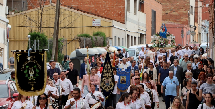 La Verge de Gracia surt de romeria a Can Puiggener