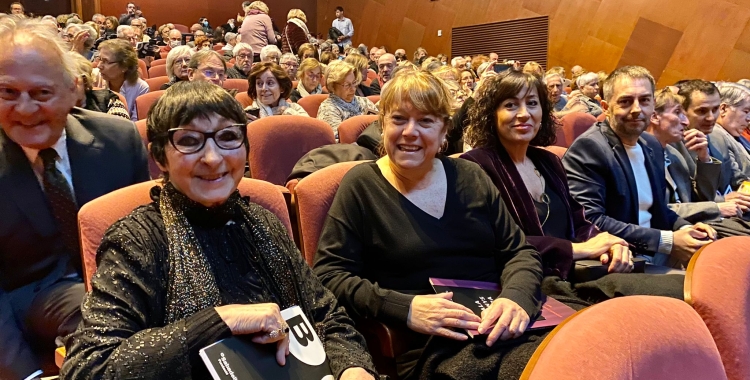 Mirna Lacambra durant el concert commemoratiu del 40è aniversari dels Amics de l'Òpera de Sabadell