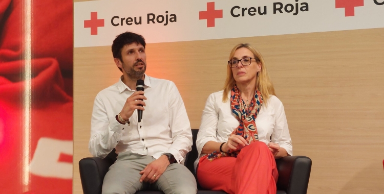 Corsellas, durant l'acte d'entrega dels guardons | Creu Roja