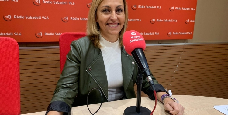 L'alcaldessa de Badia en una entrevista a Ràdio Sabadell | Arxiu
