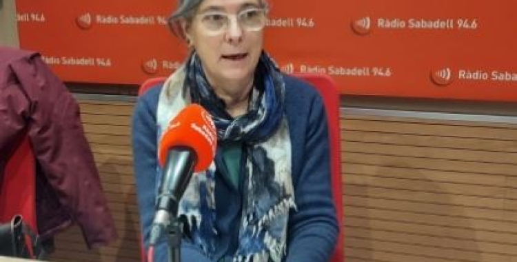 La directora de la Fundació Bosch i Cardellach, Glòria Dalmau, en una entrevista a Ràdio Sabadell | Arxiu